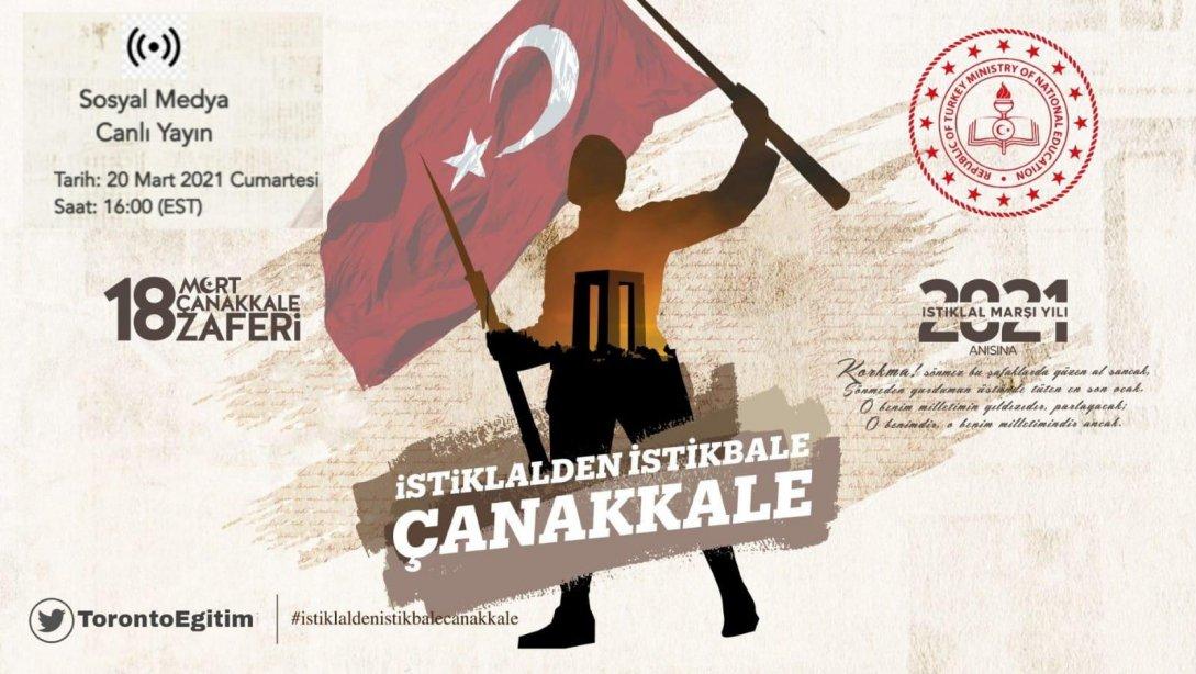 ''İstiklal Marşı'nın Kabulünün 100. Yılı ve Çanakkale Zaferi'' Programı
